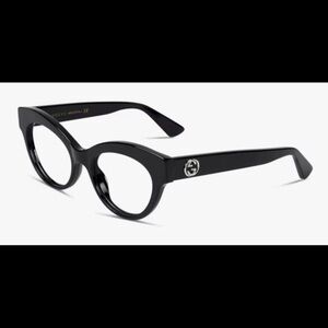 Authentic Gucci Gucci GG0030O 001 Cat Eye Prescription Frames - NEW